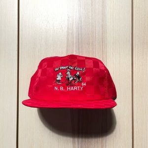 Vintage N.B. Harty‎ Explosives Boiler Cleaning Checkered Snapback